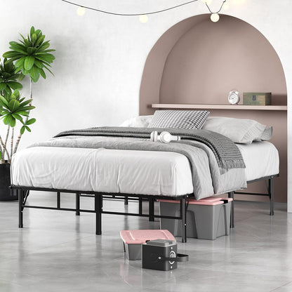 Sleep Master Do-It-Yourself Smart Platform Metal Bed Frame, Queen