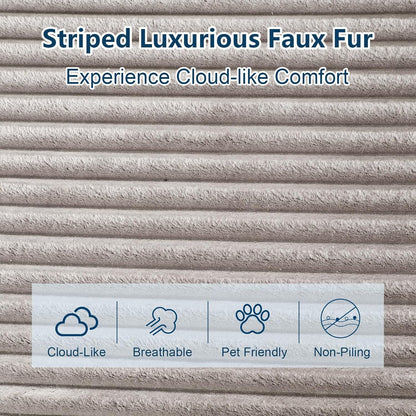 75" Oversized Double Chaise Lounges Indoor, Upholstered Corduroy Oversized Chaise Lounge Chair, Modern Sleeper Loveseat Chair Boneless Cloud Couch for Living Room Bedroom Reading (Camel)
