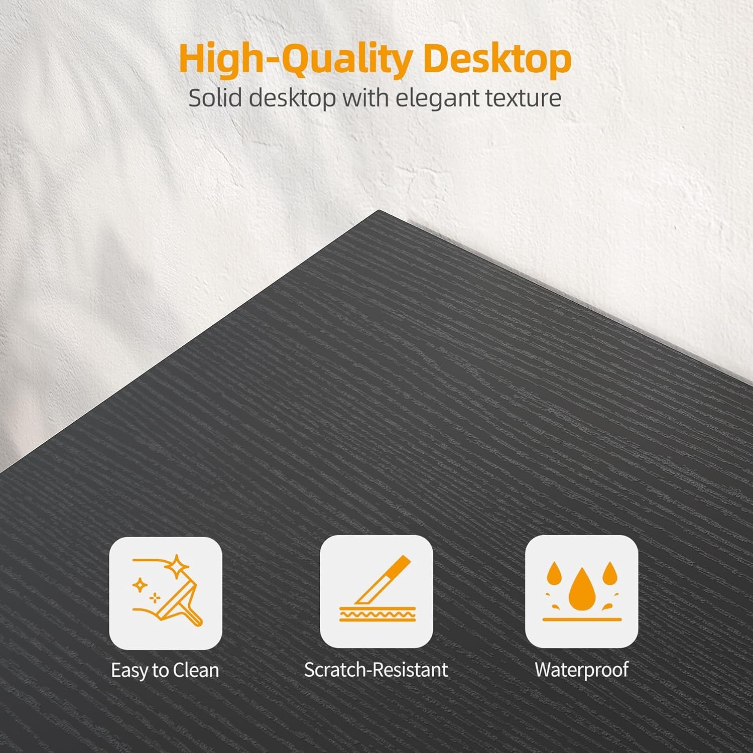 Small L Shaped Computer Gaming Corner Desk with Power Outlets, Reversible Shelves for Study, Writing Table for Home, Office, Bedroom, Living Room, 40 Inches, Black