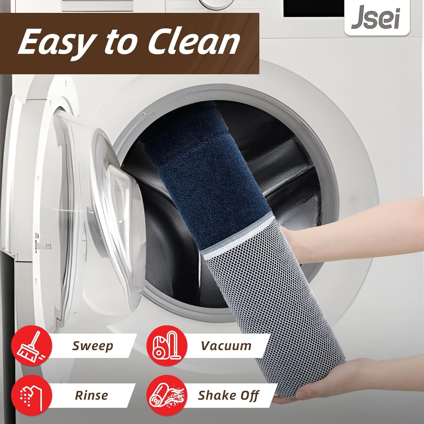 Entryway Rugs Doormat 20"X32", Non-Slip Dirt Trapper Door Mats Indoor, Washable Absorbent and Stain Resist Welcome Floor Mat for Front Door, Dog Door Mat, Muddy Wet Shoes & Paws, Dark Grey