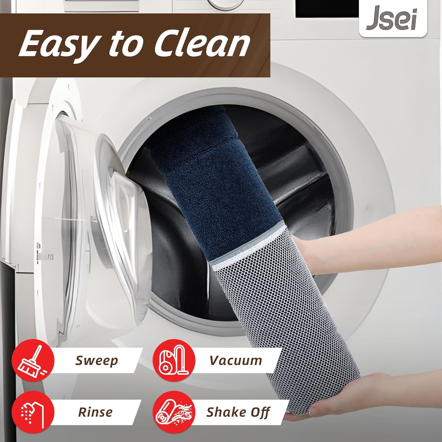 Entryway Rugs Doormat 20"X32", Non-Slip Dirt Trapper Door Mats Indoor, Washable Absorbent and Stain Resist Welcome Floor Mat for Front Door, Dog Door Mat, Muddy Wet Shoes & Paws, Dark Grey