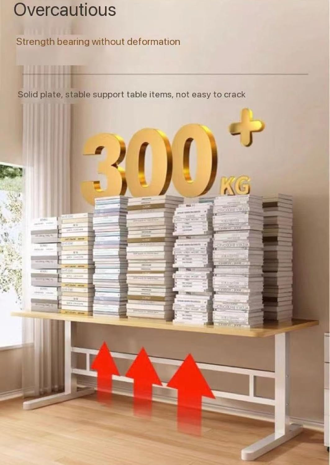 Computer Desk Single Gaming Table Home Study Desk Workbench Desk with Bookshelf