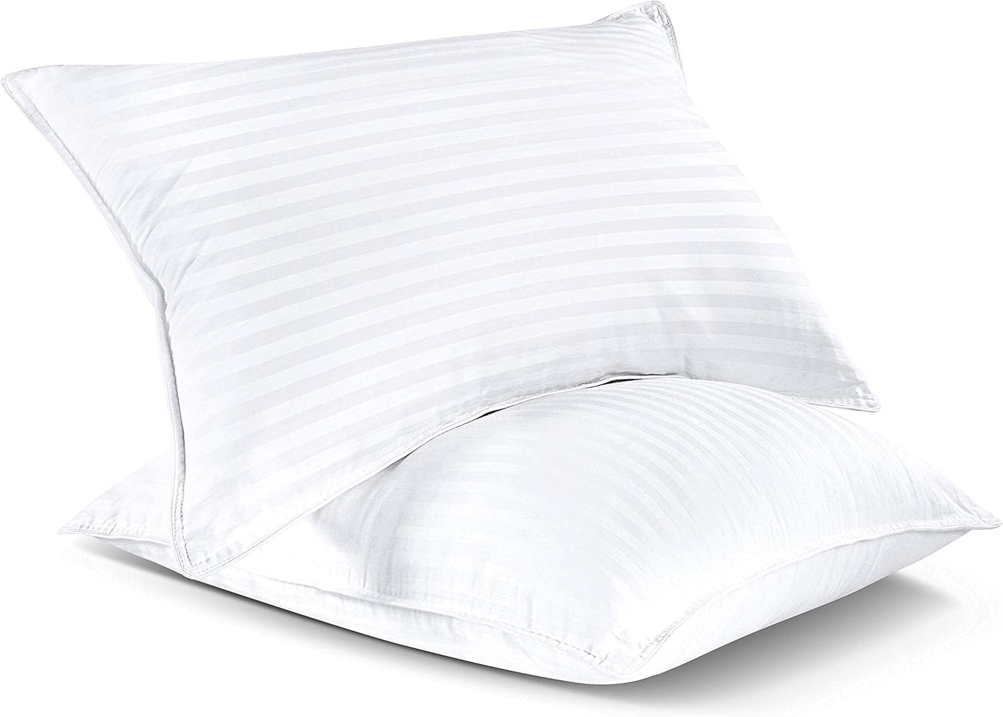 Bed Pillows for Sleeping King Size (White), Set of 2, down Alternative Pillow for Sleeping, Cooling Hotel Quality Pillow Set for Back, Stomach or Side Sleepers