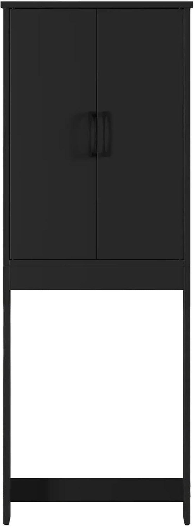 Over-The-Toilet Space Saver Storage Cabinet (Black)