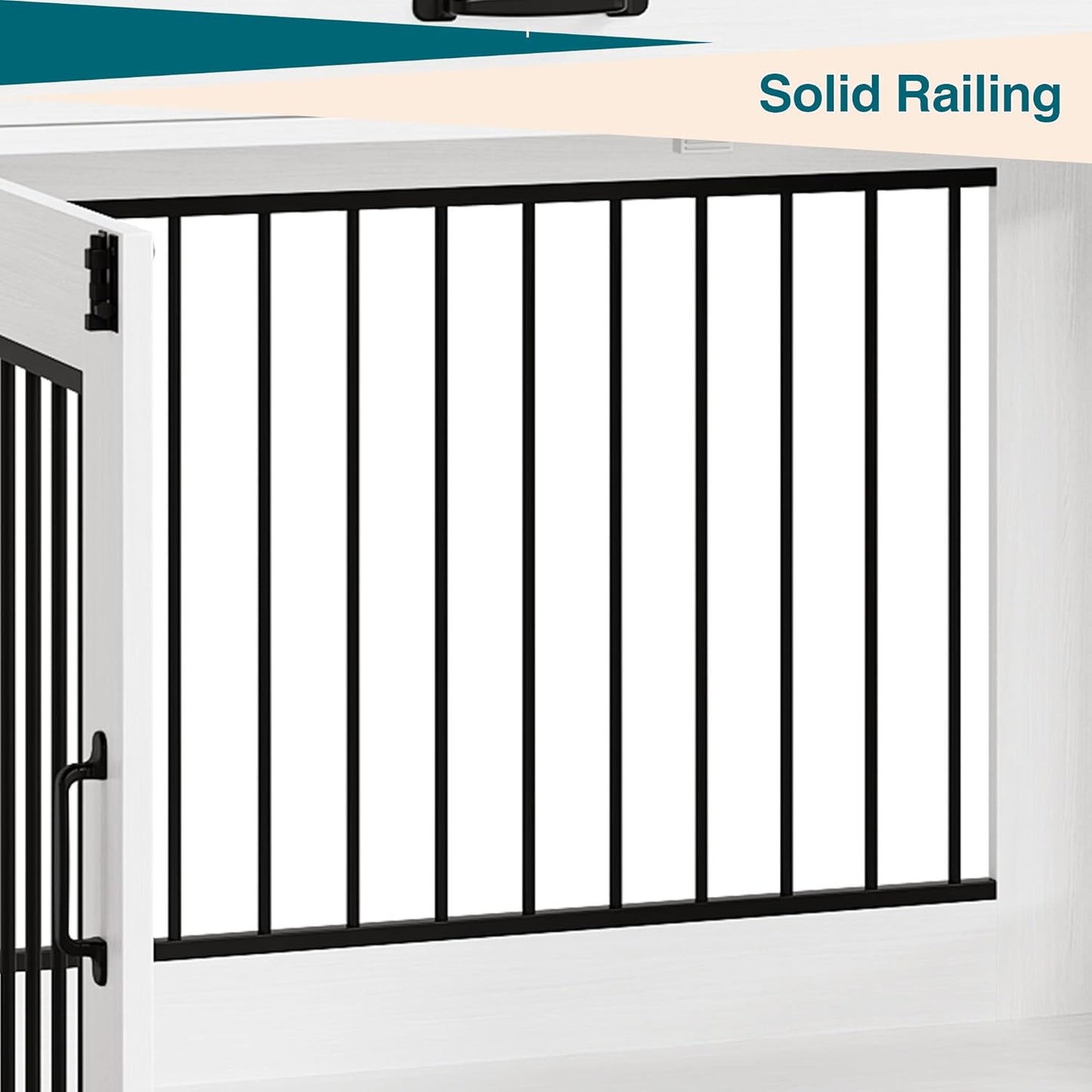 71 Inch Dog Crate Furniture for 2 Dogs, Extra Large Double Dog Cage with 3 Drawers, XXL Dog Crate for Large Breed Dogs, Wooden Dog Kennel Indoor TV Stand, Dog Kennel Furniture with Divider