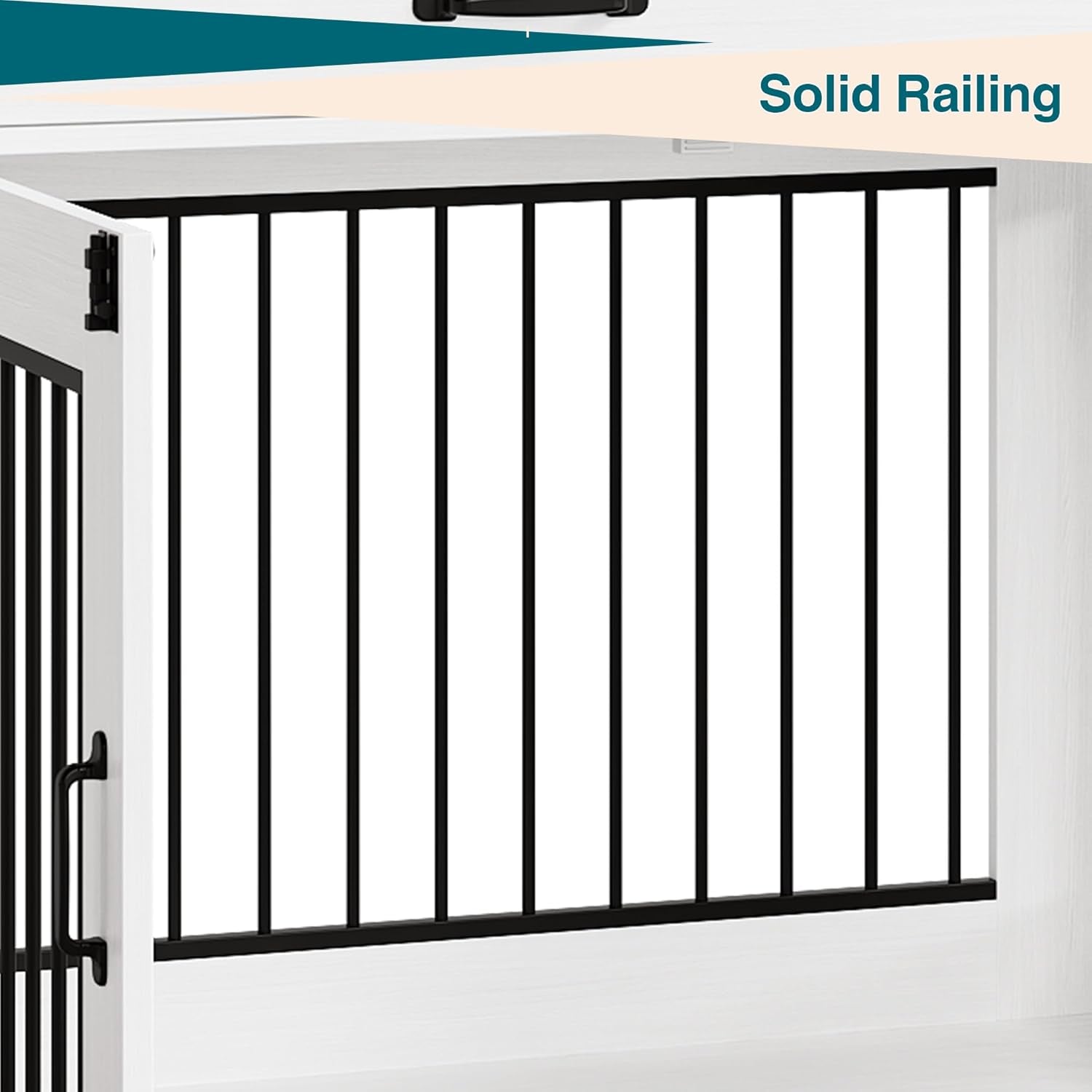 71 Inch Dog Crate Furniture for 2 Dogs, Extra Large Double Dog Cage with 3 Drawers, XXL Dog Crate for Large Breed Dogs, Wooden Dog Kennel Indoor TV Stand, Dog Kennel Furniture with Divider