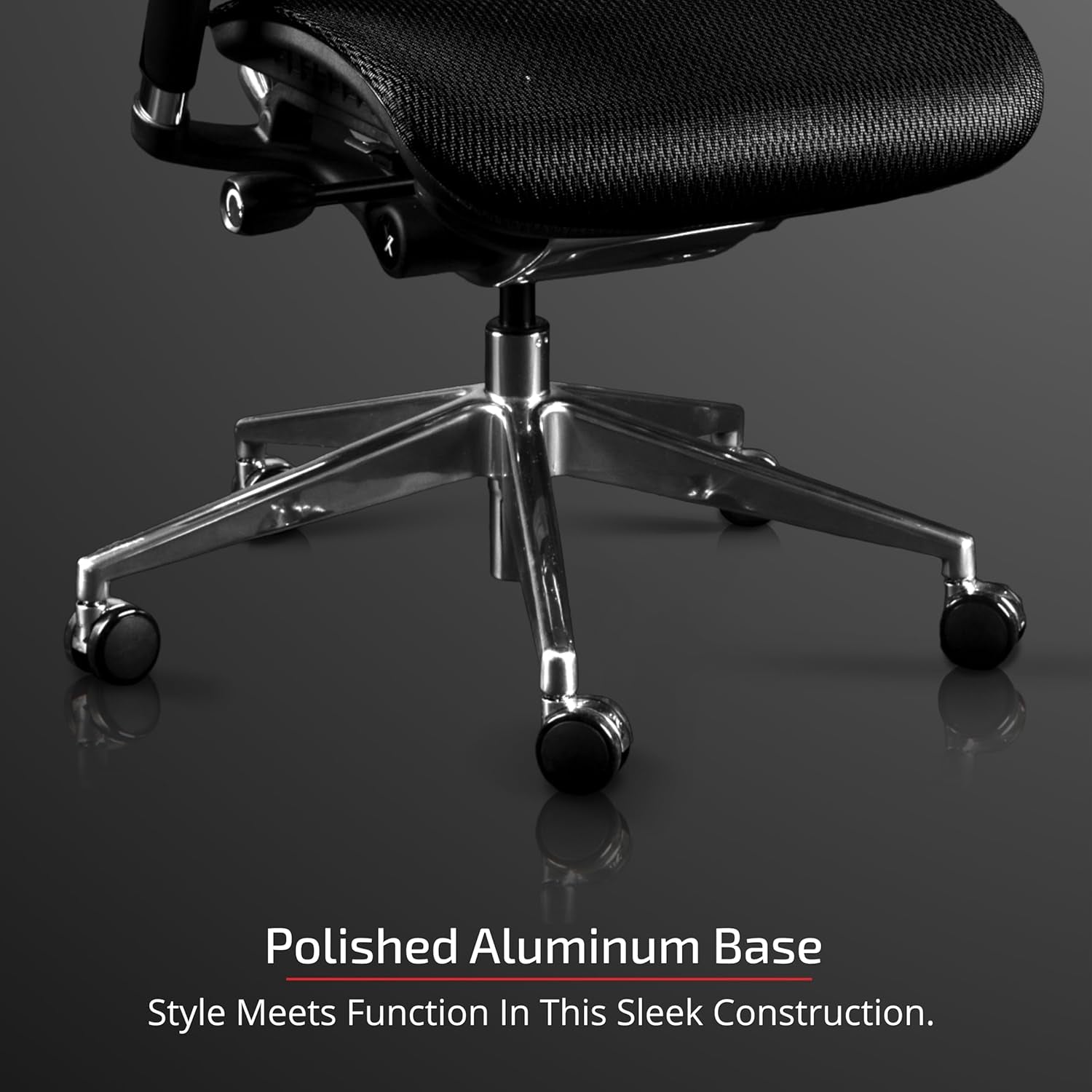 X2 Management Chair, Black K-Sport Mesh with Wide Seat - Ergonomic Office Seat/Dynamic Variable Lumbar Support/Floating Recline/Highly Adjustable/Perfect for Long Work Days