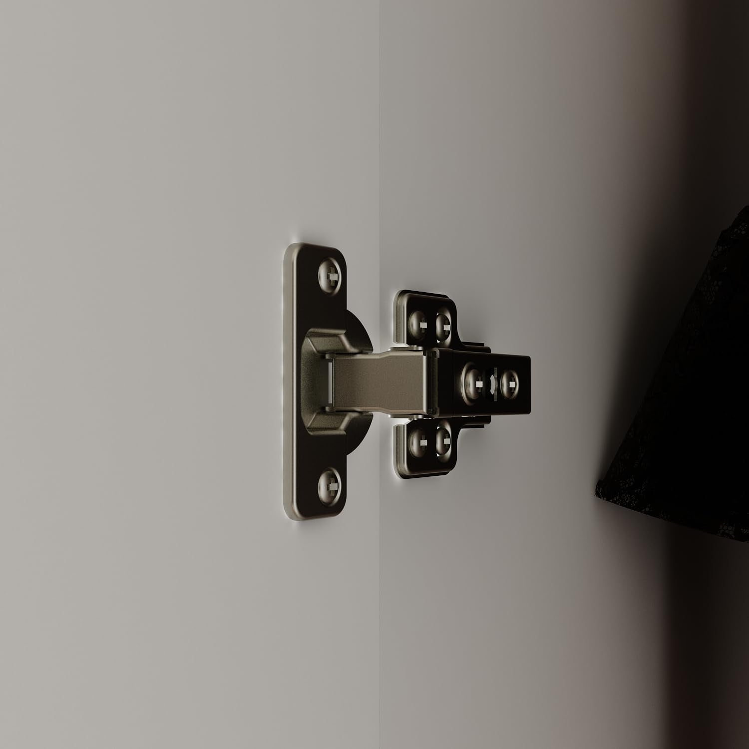 Wardrobe Closet Collection with Doors, Modern White Bedroom Armoire System with Gold Handles, Modern Clothes Storage Cabinet with Drawers, Shelves, Hanging Rods, 79.1”W X 19.3”D X 74.8”H