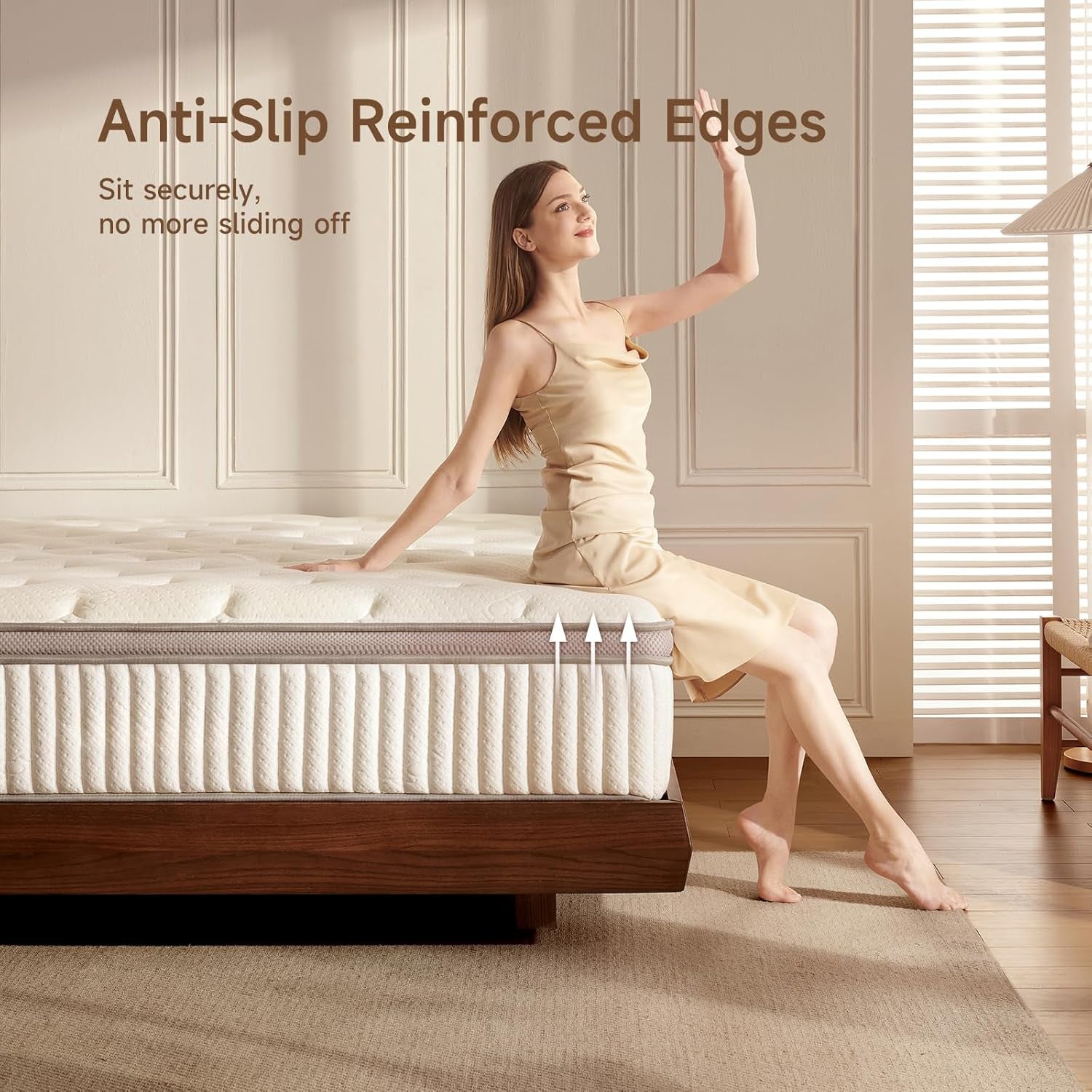 Queen Mattress, 12 Inch Queen Size Cool Memory Foam Mattresses for Pressure Relief, Medium Firm Hybrid Mattress in a Box, Certipur-Us Certified