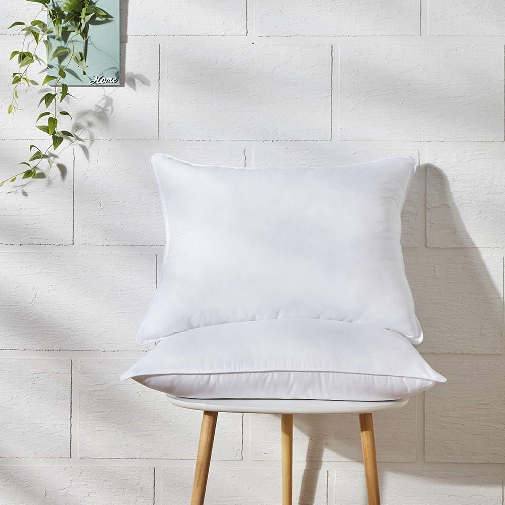 Bed Pillow King Size Set of 2, Shams Insert 20 X 36 Inch, down Alternative Cooling Pillows for Stomach, Side or Back Sleeper