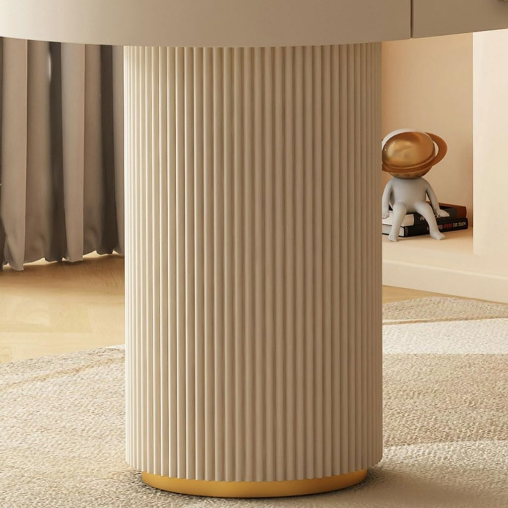 Desks Cream Slate Desk Modern Minimalist Computer with Storage Desktop Bedroom Home Office Craft Table(160Cm)