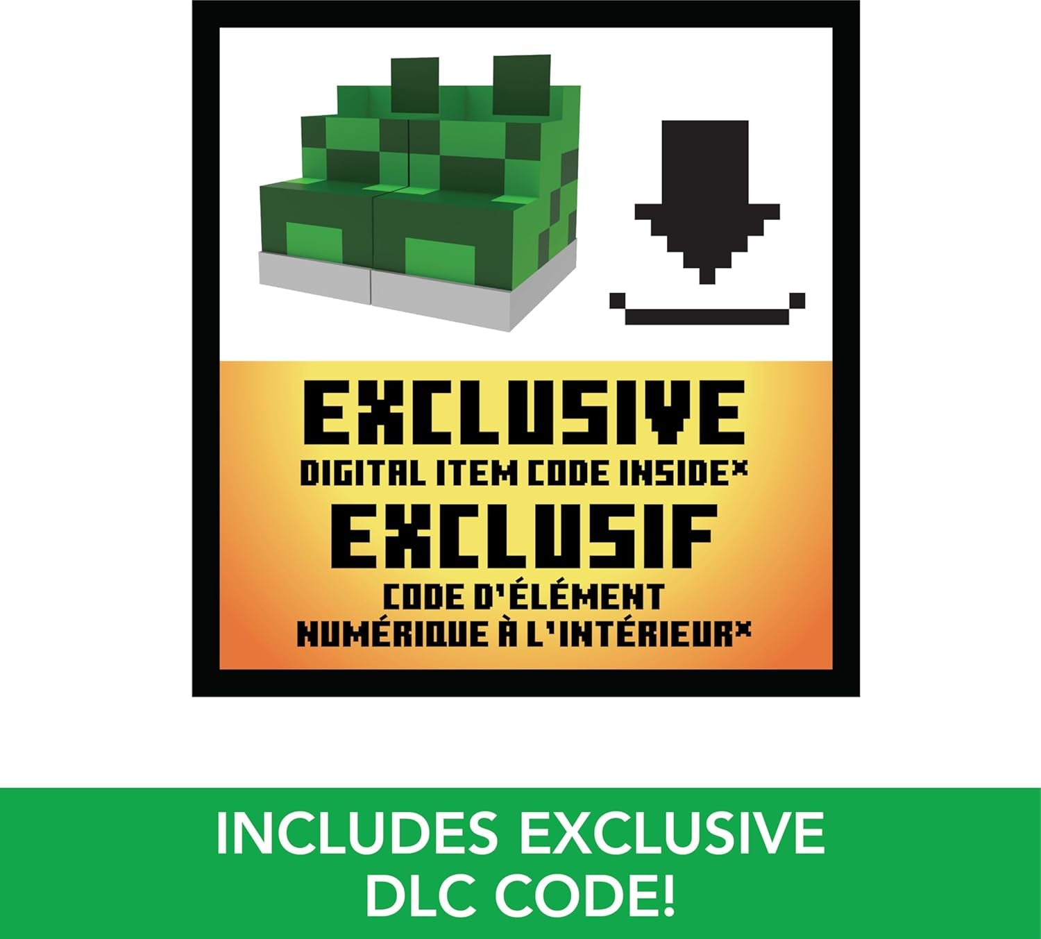 Minecraft Exploding RC Creeper with Lights & Sounds, 10 Explosion Particles, Game-Authentic Movement & DLC Code