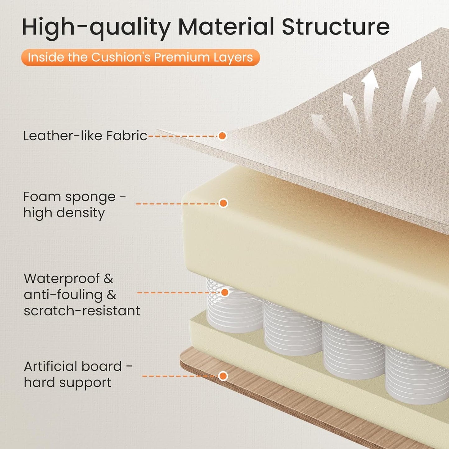 Computer Gaming Chair - High Back Ergonomic Desk Chair with Footrest and Lumbar Support, Height Adjustable Task Chair with Linkage Armrests and Headrest, 360° Swivel Wheels, Khaki