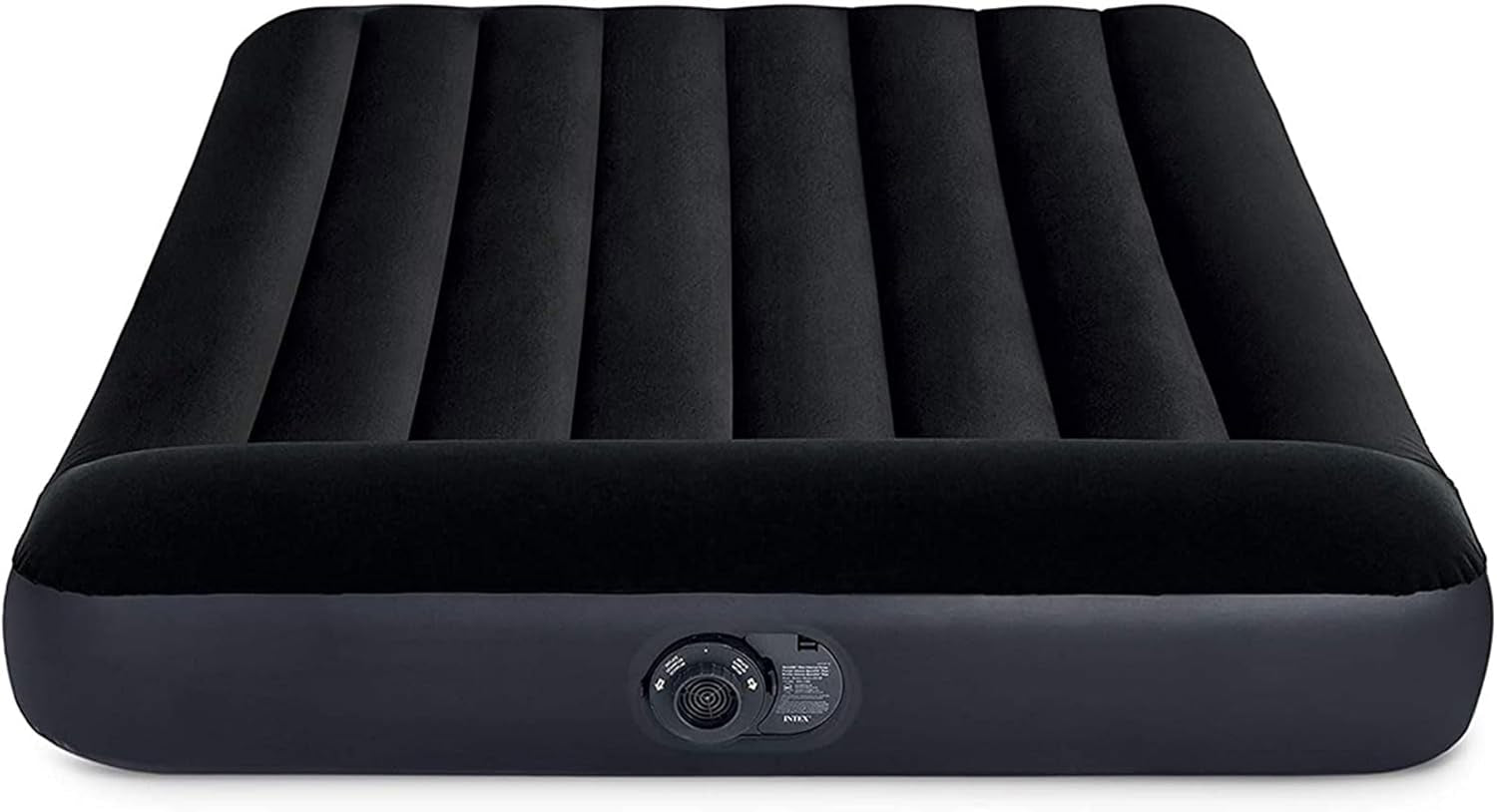 64147ED Dura-Beam Standard Pillow Rest Air Mattress: Fiber-Tech – Full Size – Built-In Electric Pump – 10In Bed Height – 600Lb Weight Capacity