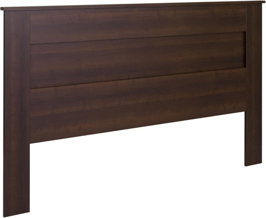 Stylish Flat Wood Panel Headboard for King Size Beds, Simplistic Wooden King Headboard 2.25" D X 81" W X 48" H, Espresso, EHFK-1301-1