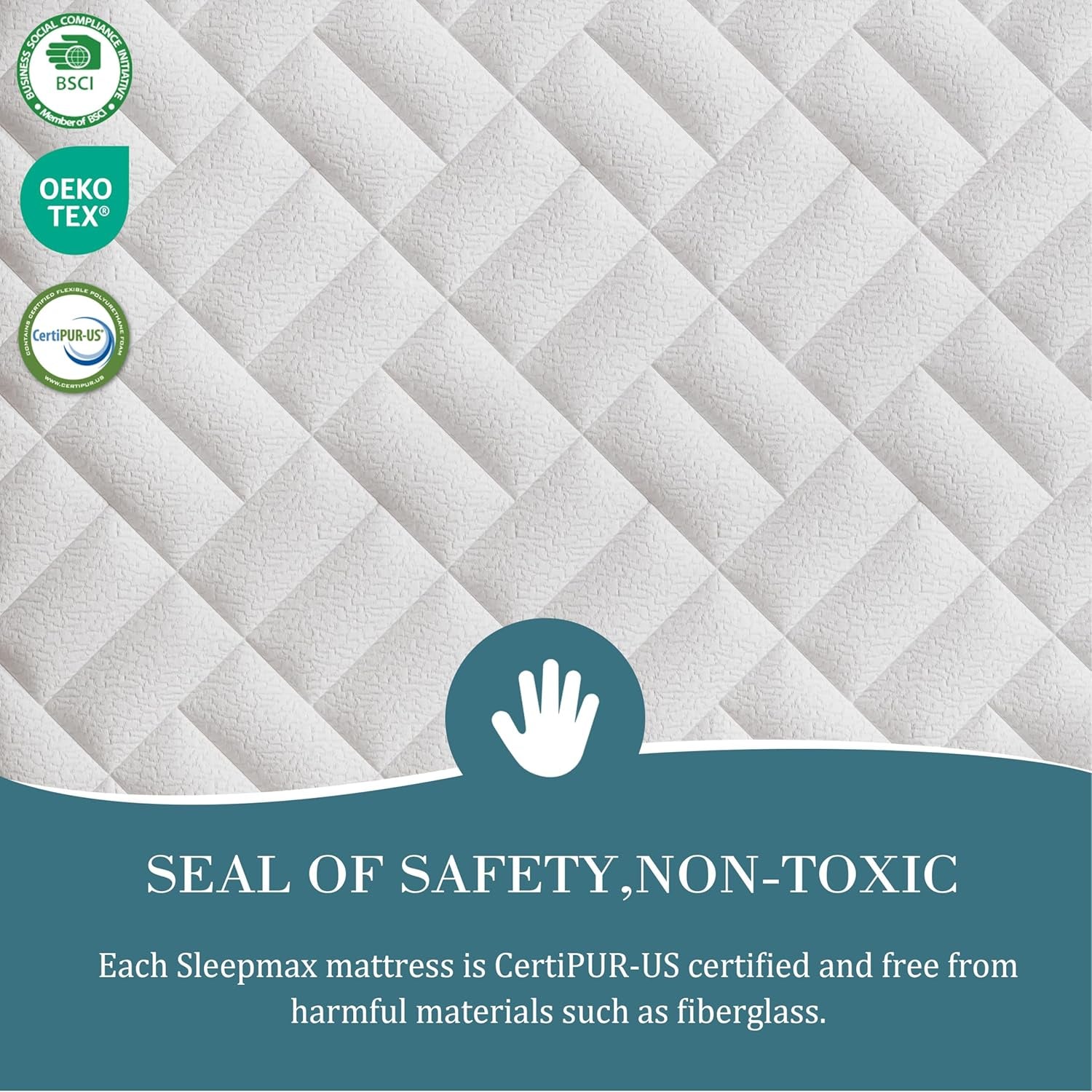 Extra Firm Queen Mattress 12 Inch - Deep Sleep Hybrid Mattress Pressure Relief - No Sagging Bed in a Box for Back & Side Sleepers - Fiberglass-Free, Certipur-Us Certified, 365-Night Trial