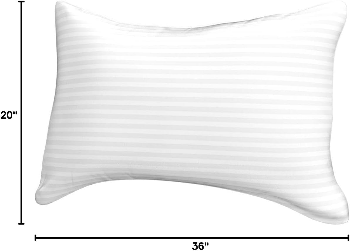 Bed Pillows King Size Set of 2 - down Alternative Pillow for Back, Stomach or Side Sleepers