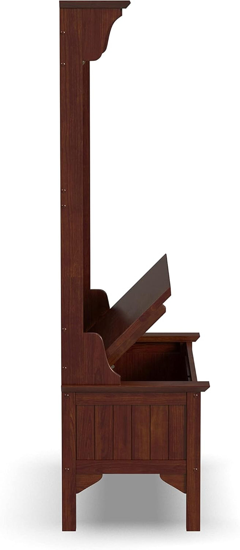 General Line Cherry Hall Tree with Bench