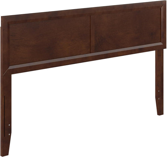 , Sophia Adjustable Modern Queen Wood Headboard, Walnut