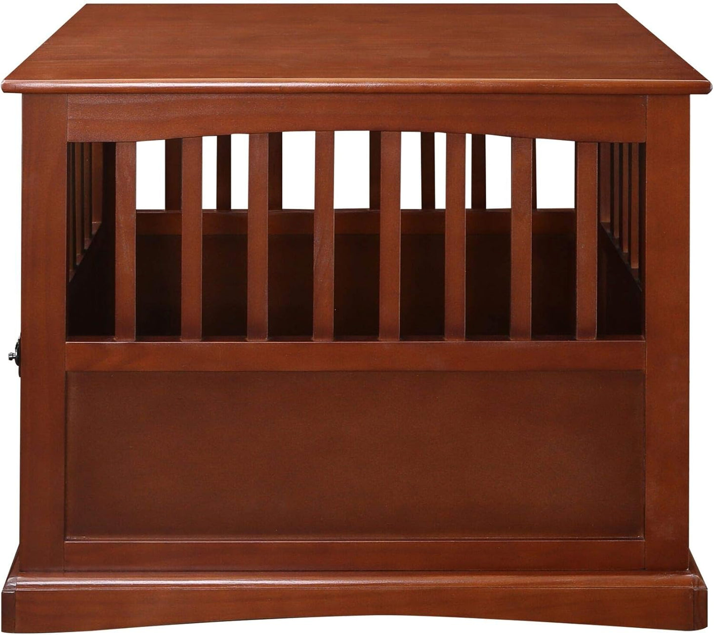 Wooden Medium Pet Crate, End Table, Walnut , 27.50" X 20.00" X 24.00"