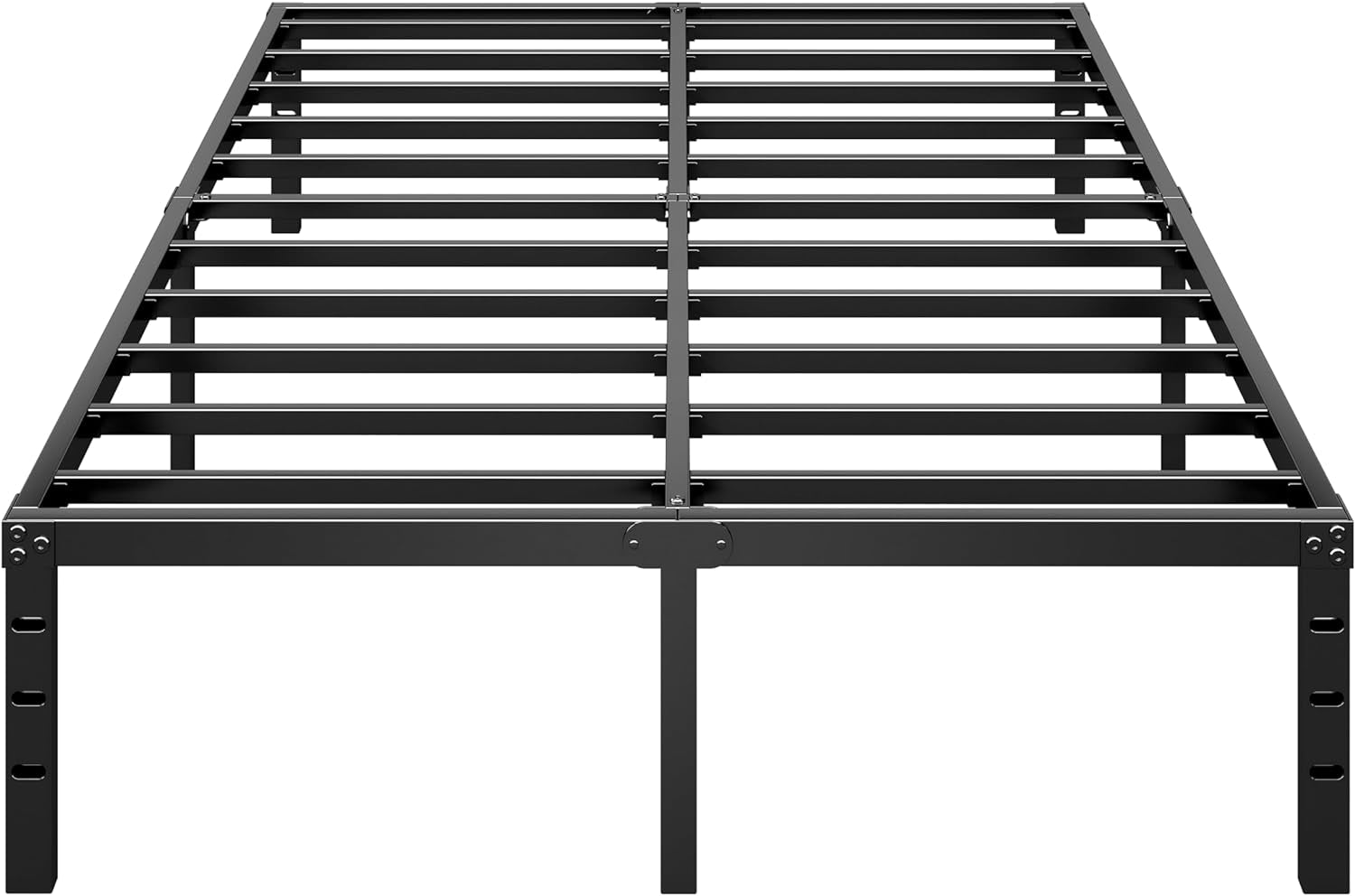 Metal Platform Bed Frame 14 Inch Tall,No Box Spring Needed,Full Size Bed with Heavy Duty Strong Support Slats,Easy to Assemble,Black