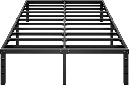 Metal Platform Bed Frame 14 Inch Tall,No Box Spring Needed,Full Size Bed with Heavy Duty Strong Support Slats,Easy to Assemble,Black