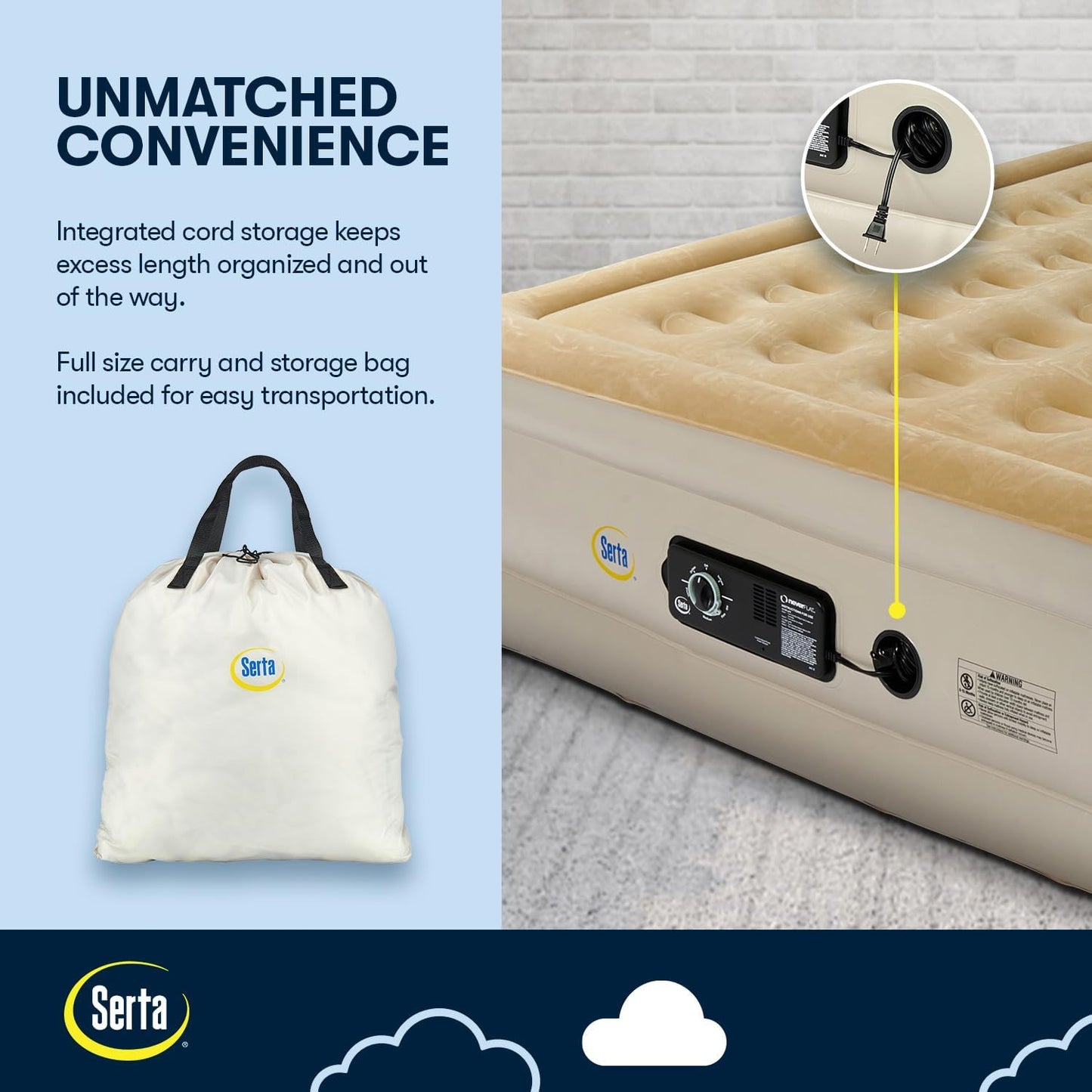 Raised Air Mattress with Never Flat Pump | Luxury Inflatable Mattress with Built in Air Pump to Ensure a Good Night’S Rest | Heavy Duty Blow up Mattress with Self Inflating Pump