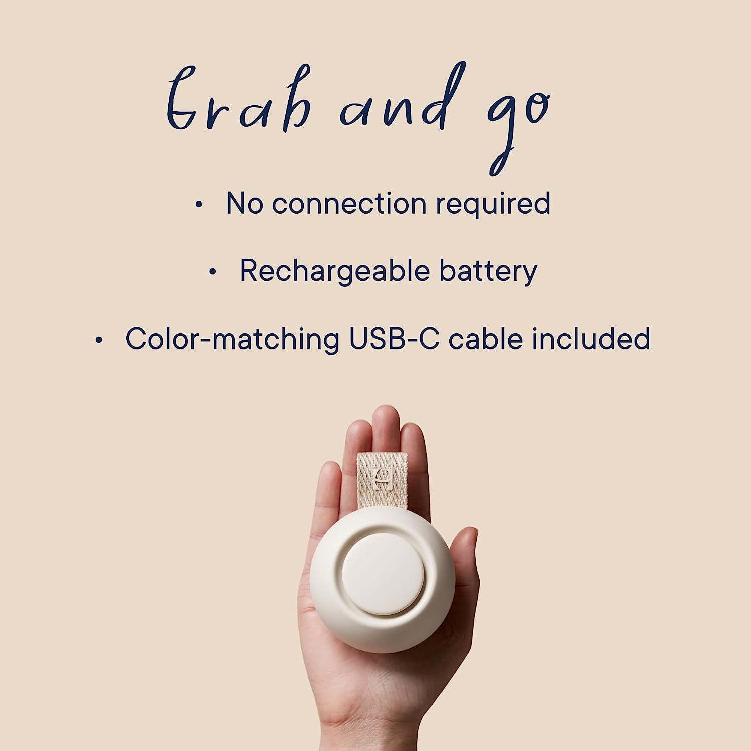 Rest Go | Portable Sound Machine for Babies and Kids | Sleep Soother | 10 Soothing Sounds | White Noise | Shush | Travel | Registry Gift | Baby Shower | Clips on Stroller | Putty