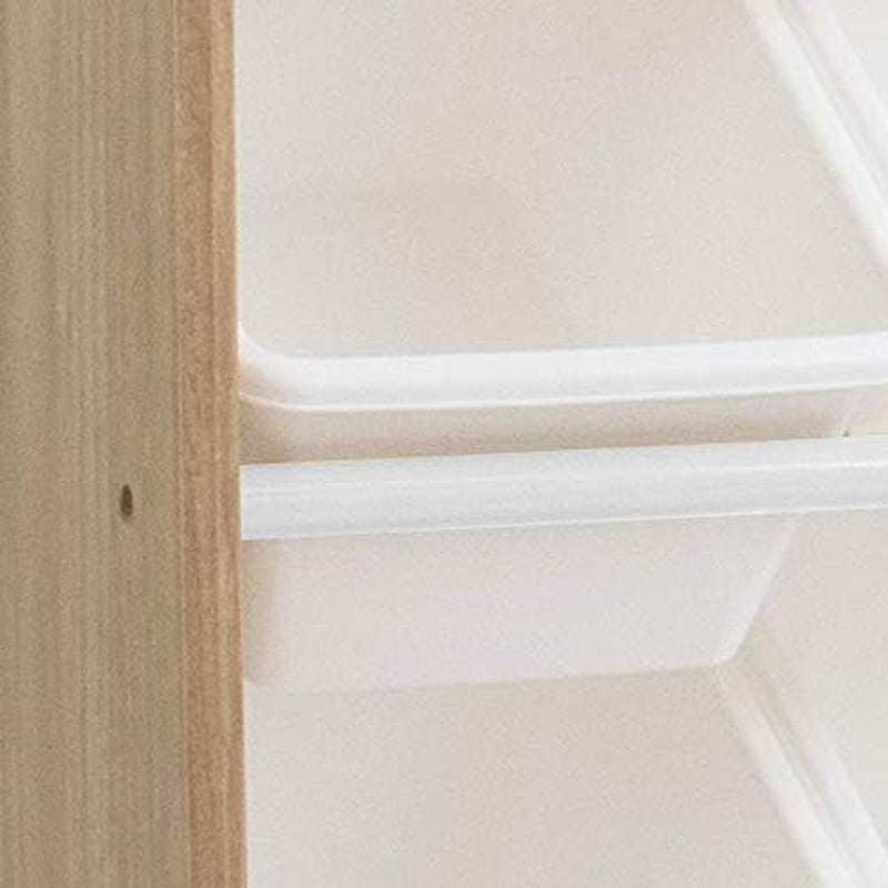 Supersized Toy Storage Organizer with 16 Removable Bins, Natural/White – Large Toy Storage for Toddlers Ideal for Kids' Rooms, Playrooms, and Nurseries - Modern Toy Bins for Kids