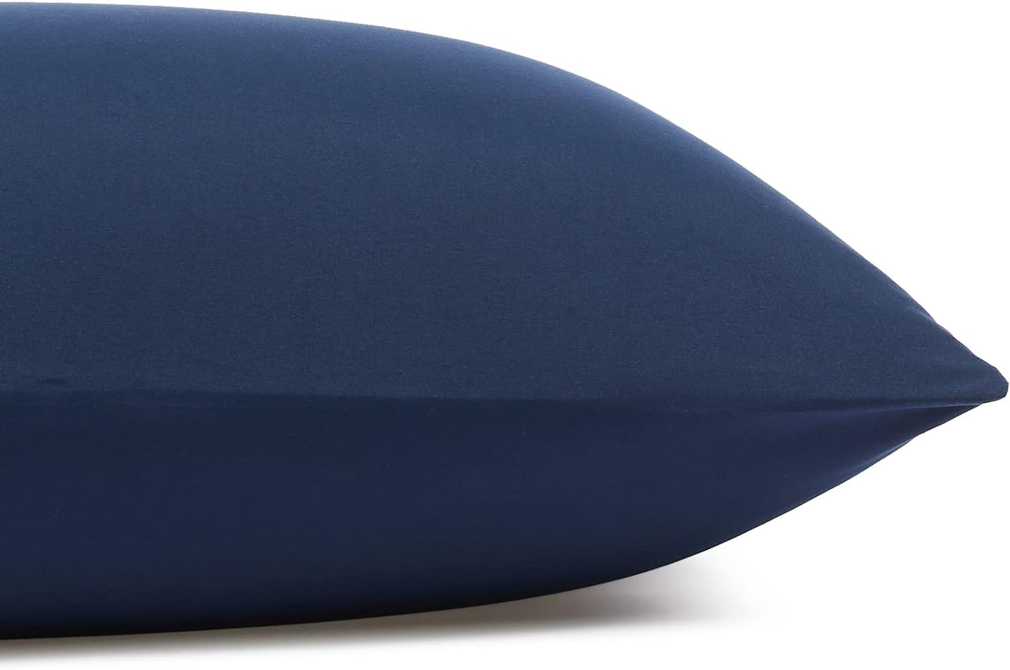 Lightweight Super Soft Easy Care Microfiber 4 Piece Bed Sheets Set with 14-Inch Deep Pockets, Queen, Navy Blue, Solid
