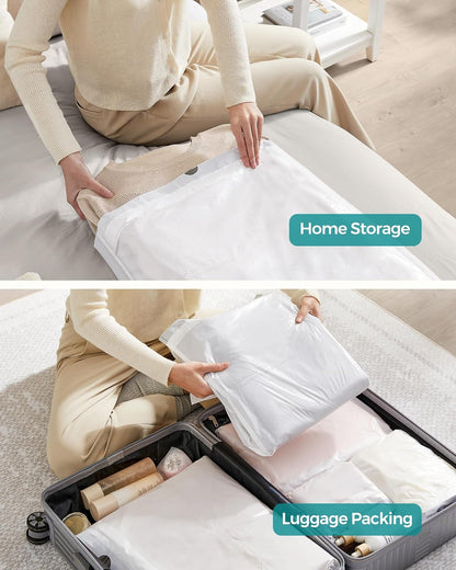 Trash Bags for 8-Gallon (30 L) Trash Cans, Drawstring Kitchen Garbage Bags, Pre-Separated, Liner Code 30A, 4 Rolls, 180 Count, White UKRB030A04