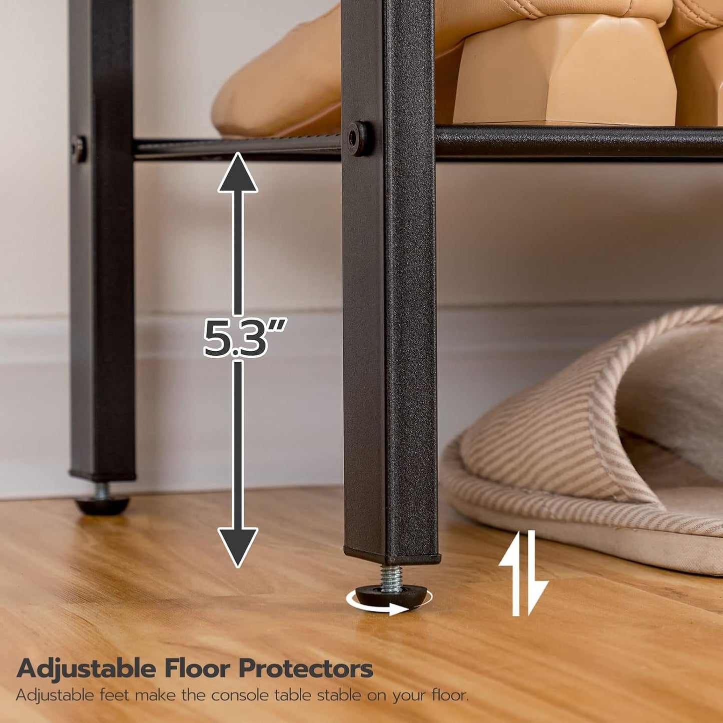 Hall Tree with Bench, Coat Rack with Shoe Storage, Shoe and Coat Rack, 5-Tier Entryway Shoe Storage, 5 Hooks, for 12-16 Pairs, Industrial, Hallway, Foyer, Mudroom, Rustic Brown BF74MT01