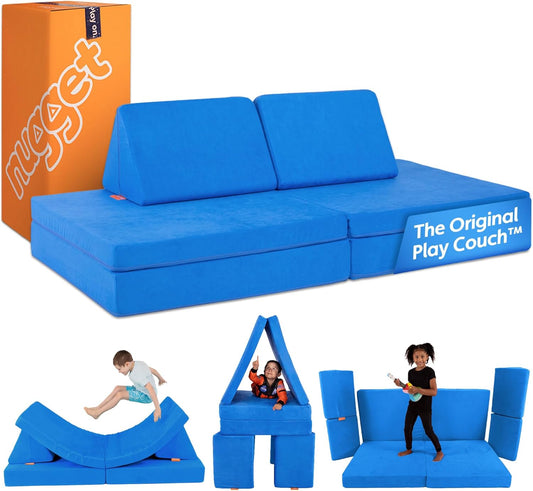- the Original Play Couch for Kids - Modular Foam Children'S Sofa for Playroom, Imagination, & Creative Open Ended Play - Washable & Convertible Playroom Furniture, Neptune