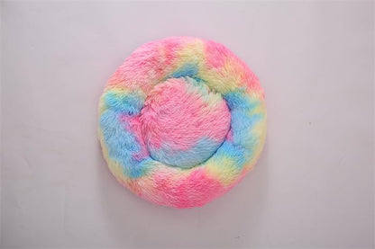 Small Dog Bed Cat Bed Donut Kitten Beds Dog Sofa Small Sofa Puppy Bed Cute Bed Cat Pet for 3Kg Pet Donut Bed
