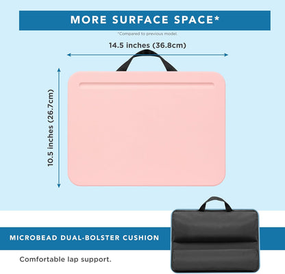 Compact Lap Desk - Fits up to 15 Inch Laptops - Rose Quartz - Style No. 43104