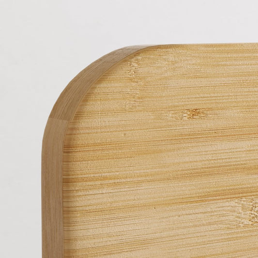 Bamboo Headboard - Cal King - Natural - Attachable to Bamboo Bed Frame (Sold Seperately) - Easy Tool Free Set up - Contemporary and Durable