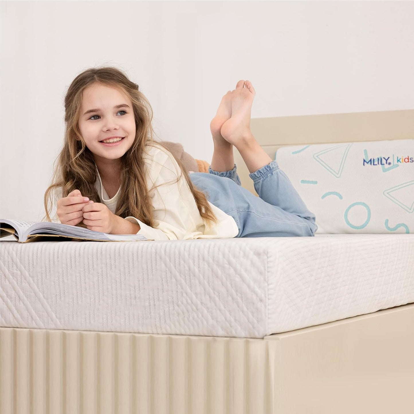 Twin Mattress in a Box, 6 Inch Mattresses for Kids Bed Single Size Daybed Individual Bunk, Memory Foam Medium Firm