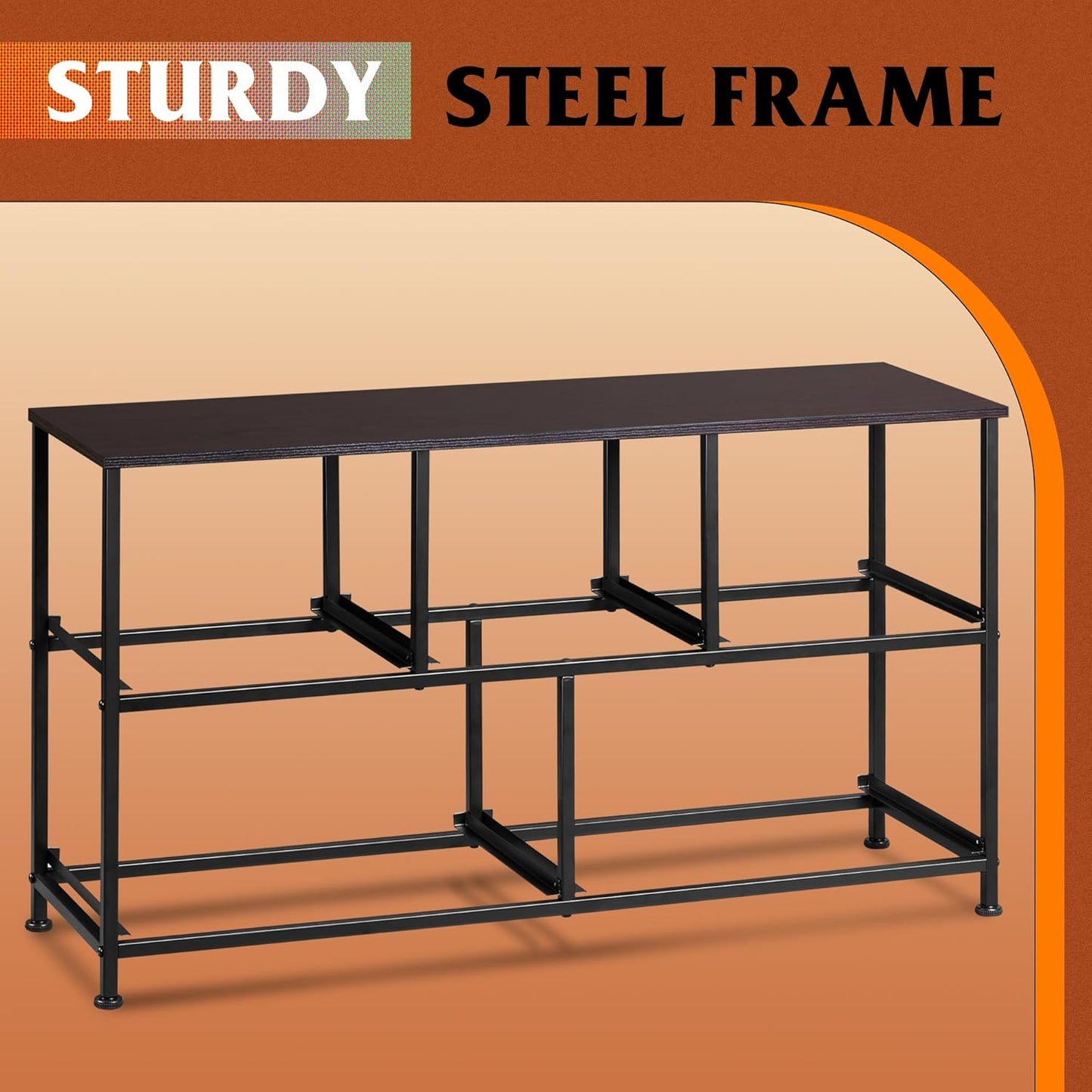 Dresser for Bedroom with 5 Drawers, Wide Chest of Drawers, Fabric Dresser, Storage Organizer Unit with Fabric Bins for Closet, Living Room, Hallway, Dark Grey