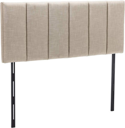 Upholstered Headboard Foldable King Size Headboards Eastern King/California King Linen Panel with Height Adjustments