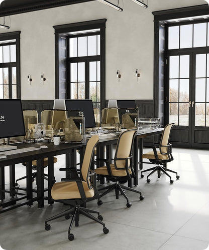 51" Home Office Desk Modern Computer Desk 51.2X23.6X29.5 Inches PC Table with Thicken Frame Industrial Style Sturdy Metal Frame Furniture for Writing Gaming Black+Black