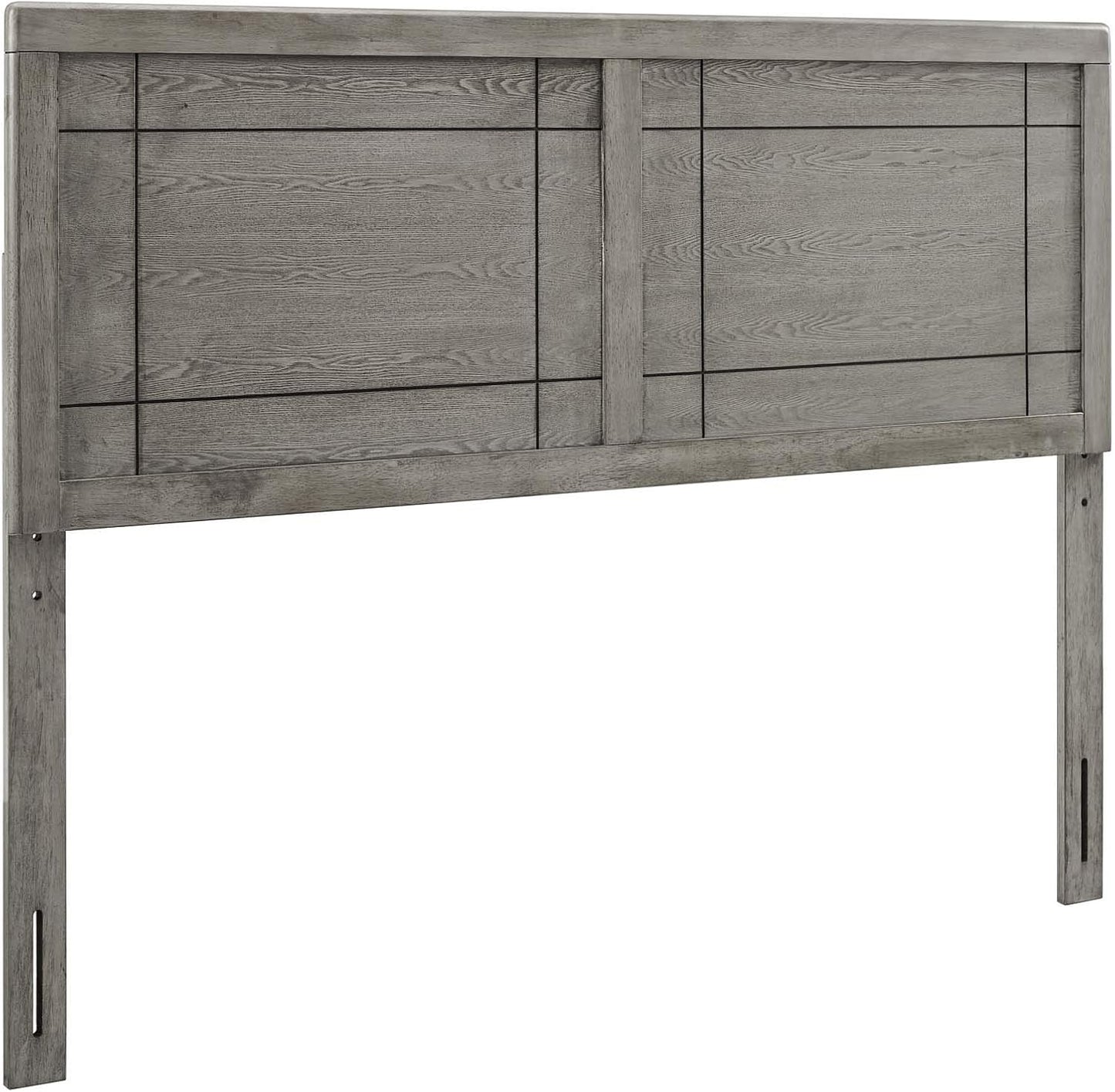 MOD-6221-GRY Archie Full Wood Headboard, Gray