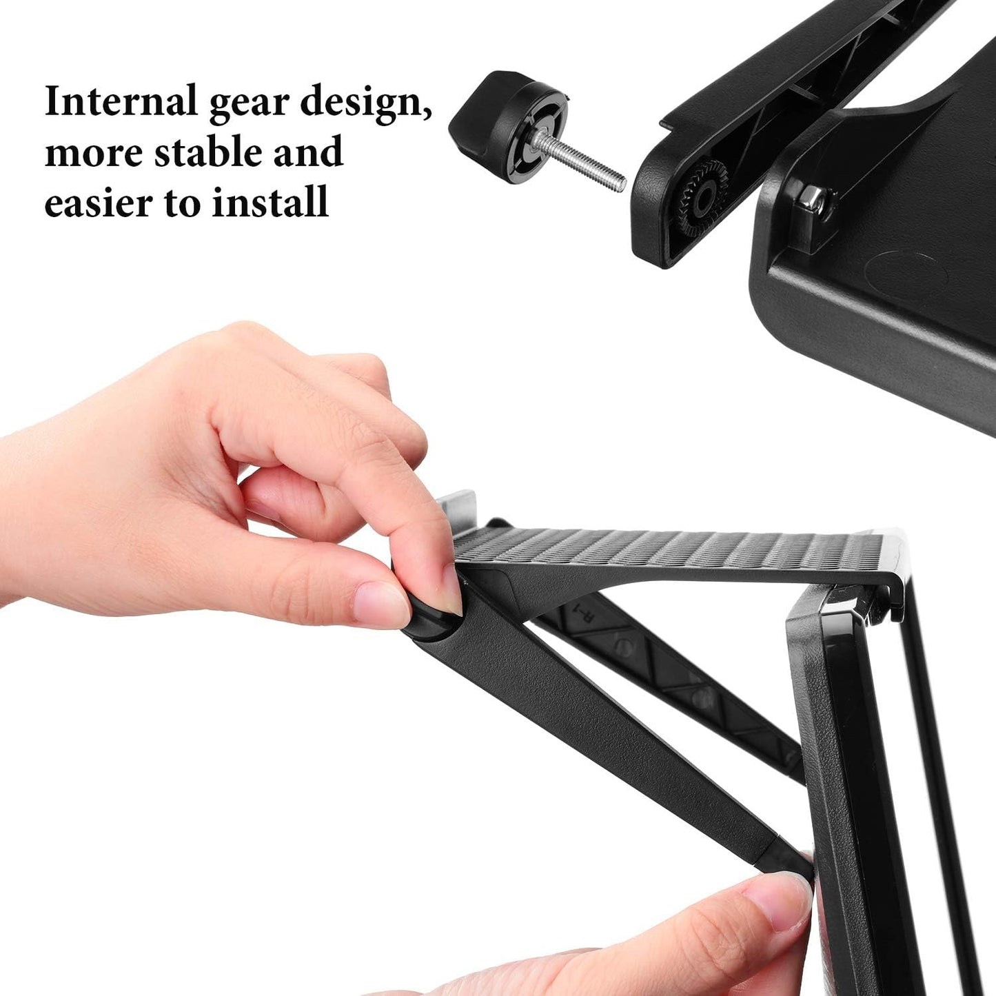 2 Pieces TV Top Shelf Adjustable Screen Shelf TV Monitor Top Bracket for Cellphone Stand, Media Boxes, Game Console, Router and Home(11.8 X 4.7 Inch,Black)