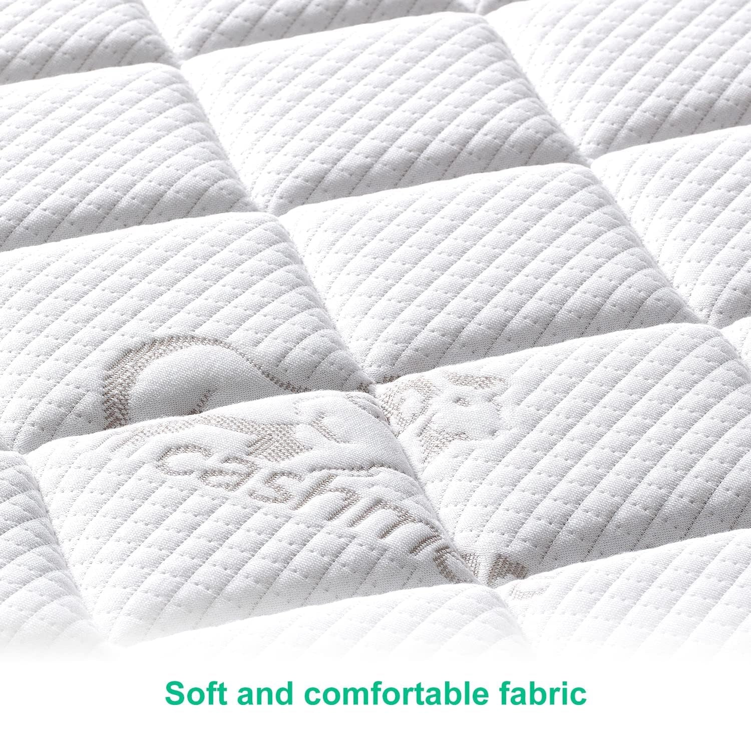Premium Crib & Toddler Mattress,100% Knitted Fabric, Premium Fleece Surface-Hypoallergenic, 5" Thick Firm Soft Crib Mattress, Non-Toxic - Fits Standard Cribs & Toddler Beds