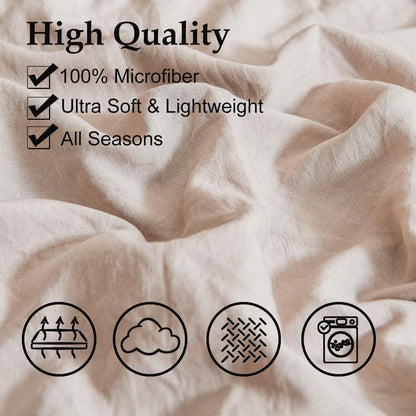 Taupe Pillowcases, Khaki Macrame Tassel Pillow Cases Set of 2, Soft Washed Microfiber, Taupe Decor Tassel Boho Pillow Cover, 2 Pack (King, Taupe Tassel)
