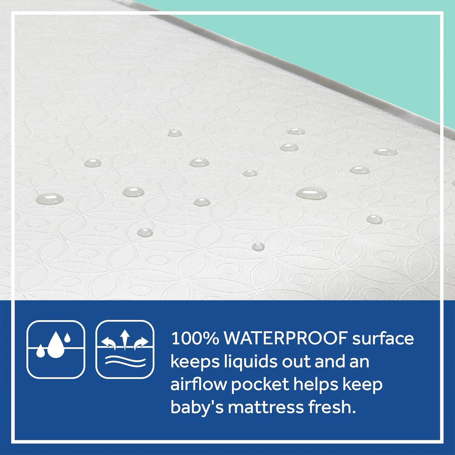 Posture Perfect Breathable Crib Mattress, GREENGUARD Gold Certified, Made in USA, 2 Stage Hybrid Memory Foam & 150 Premium Coils, Toddler Bed Fit, Safety & Quality Tested, 52X28"