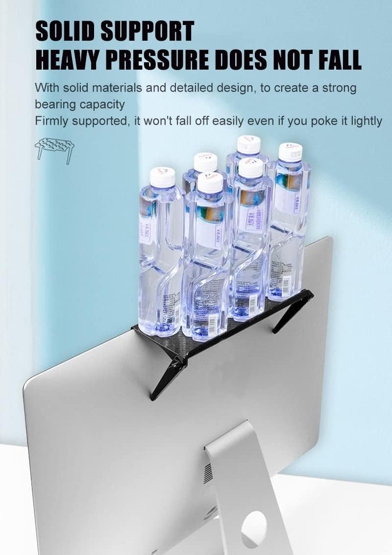 2 Park TV Top Shelf Apple Tv Mount Monitor Shelf Screen Storage Shelf Floating Tv Stand Router Shelf Adjustable Mount for Media Box, Game Console, Router TV, Camera Frames Remote 11.8 X 4.7 Inch