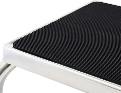 Medical Foot Step Stool 350Lbs Heavy-Duty Welded Steel Legs, Fully Welded Single Construction Frame, Anti-Skid Rubber Platform