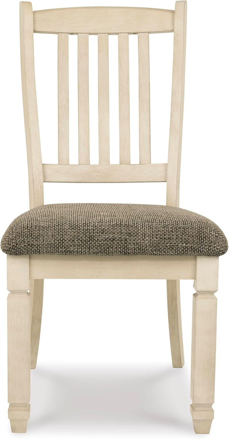 Bolanburg 20" Upholstered Dining Room Chair, Set of 2, Antique White