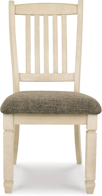 Bolanburg 20" Upholstered Dining Room Chair, Set of 2, Antique White