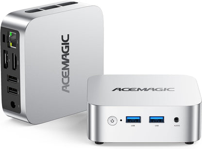 V1 Mini PC Computers, Intel Twin Lake N150(Turbo 3.6Ghz), 16GB DDR4 RAM 1TB M.2 SSD Mini Desktop Computer, 4K HDMI Dp/2Xusb3.2 Wifi6/Bt5.2, VESA Gbe, Htpc/Business Office Micro Pc